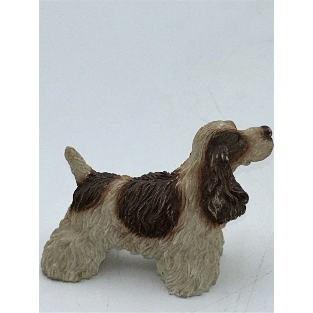 Vintage Midwest Canyon Fall Cocker Spaniel Small Dog Resin Figurine 2 1/4